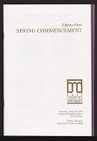 Program of the Eight-First Spring Commencement of East Carolina University